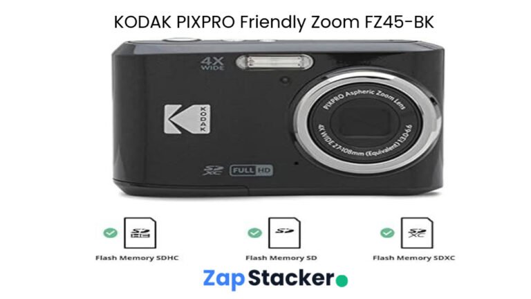 Digital Camera with 4X Optical Zoom 27mm Wide Angle and 2.7" LCD Screen (Black)
