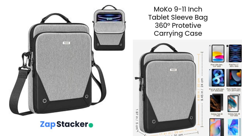 MoKo 9-11 Inch Tablet Sleeve Bag 360° Protetive Carrying Case